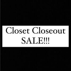 SALE on all items!